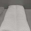 Cooling Knee Pillow for Side Sleeper, 3"Leg Pillow for Side Sleeping, 100% Cooling Fabric Pillow for Between Knees While Sleeping - High Support Alternative for Relieving Leg, Back, and Knee Pain