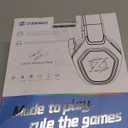 Ozeino 2.4GHz Wireless Gaming Headset for PC, Ps5, Ps4 - Lossless Audio USB & Type-C Ultra Stable Gaming Headphones with Flip Microphone, 40-Hr Battery Gamer Headset for Switch, Laptop, Mobile, Mac (Black and White)