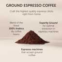 illy Intenso Ground Espresso Coffee, Bold Roast, Intense, Robust and Full Flavored With Notes of Deep Cocoa, 100% Arabica Coffee, No Preservatives, 8.8 Ounce Can (Pack of 1)
