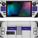 PlayVital Full Set Protective Skin Decal for Steam Deck LCD, Custom Stickers Vinyl Cover for Steam Deck OLED - Classics SNES Style