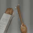 Wooden Spoons for Eating, ADLORYEA 9-inch Small Wooden Soup Spoon Mixing Stirring Tasting, 6-Piece Wood Spoons for Soup and Korean Food, Eco-friendly Non-Stick Wooden Eating Utensils