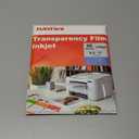 Inkjet Transparency Film 60 Sheets 100% Clear Overhead Projector Film for Inkjet Printers 8.5x11 Inches Thick Acetate Sheets Clear Transparent Paper for Overhead & Screen Printing