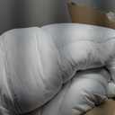 Mattress Topper King Size, Cooling Thick Breathable Viscose Made from Bamboo Mattress pad, Soft Quilted Fitted Mattress Cover with Down Alternative Fill (8-21Deep Pocket) (White)