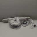 62 Inch Ceiling Fan No Light with Remote Control, Grey Ceiling Fans Without Light With 6-Speeds Quiet Reversible DC Motor, Indoor/Outdoor Ceiling Fan with Dual Finish 7 Blades for Patio Living Room