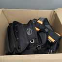 Dead On Tools - 1680 Denier Poly Carpenters Tool Belt with Suspenders (HDP400945) , Black
