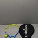 17" Kids Tennis Racket, Lightweight and Durable, Including 1 Toddler Tennis Racket and 1 Replacement Grip Tapes (Yellow Blue)