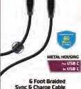 Zgear 6 Foot Braided Sync & Charge Cable