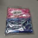 Jump Rope for Kids, Adjustable Jump Ropes for 4 5 6 7 8 10 12, Tangle Free Jumping Rope Age 8-12, Segmented Soft Beaded Skipping Rope for Women Fitness (Blue and Pink)