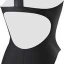 Speedo Girls' Endurance+ Solid Super Pro One Piece Swimsuit (Black), US 12/28