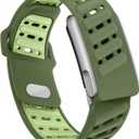 Sport Bicep Band Compatible with WHOOP 5.0 One and Peak, Soft Adjustable Silicone Waterproof Breathable Replacement Wristbands for Whoop 5.0 Accessory for Health & Fitness Wearable