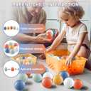 Clear Ball Pit Balls - Crush Proof Plastic Toy Balls for Boys and Girls