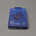 SAMSUNG T7 Shield 2TB Portable SSD, USB 3.2 Gen2, Rugged, IP65 Rated, for Photographers, Content Creators and Gaming, External Solid State Drive (MU-PE2T0R/AM, 2022), Blue