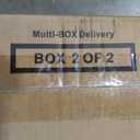 oneinmil 80" Fireplace TV Stand, 50 Inch Electric Fireplace & Modern Entertainment Center, TV Console with Adjustable Shelf & Glass Door for TVs Up to 90", Fire Place TV Stands for Living Room, Black