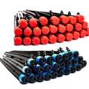 52 Pack Drip Emitters Sprays for 1/4" Drip Irrigation Tubing (26 pcs Emitters Vortex + 26 pcs Emitters Stream)
