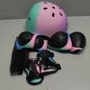 Kids Bike Helmet for 3-5-8-14+ Age Girls and Boys, Kids Helmet with Knee Pads Elbow Pads Wrist Guards,Ventilation Multi-Sport Scooter Rollerblading Skateboarding Cycling (Medium)