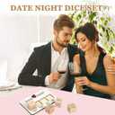 4 x Date Night Dice, Valentines Day Naughty Gifts for Him Her, Romantic Date Night Dice Set, for Husband Wife, Decision Dice for Boyfriend Girlfriend, Couples Toys for Intimate Fun