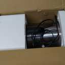 Qcen Juicer Machine, 800W Centrifugal Juicer Extractor with Wide Mouth 3 Feed Chute for Fruit Vegetable, Easy to Clean, Stainless Steel, BPA-free (Black)