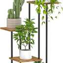 Plant Stand Indoor, 4-Tier Tall Plant Stands Plant Shelf Indoor Clearance, Corner Display Rack Flower Pot Holder, Metal Flower Shelves for Multiple Plants