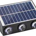 Porch Lights Outdoor Up and Down Illuminated Solar LightsOutdoor Porch Lightfor Wall Mount Patio Yard Pathway(Model Number 2)