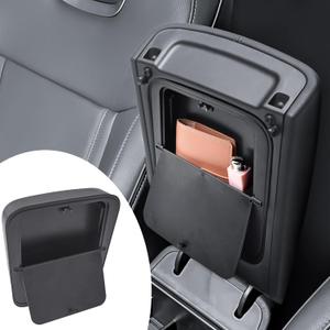 TACOBRO Custom-Fit Hidden Center Console Storage Box for 2022-2025 Hyundai Santa Cruz  Secret Armrest Organizer Compartment