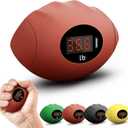 Hand Grip Strengthener, Rechargeable Digital Grip Strength Trainer up 220.4 Lbs (100kg) Hand Grip Exerciser Equipment for Strength Training-Forearm-Gripper-Finger, Stress Balls for Adults/Kids (Brown)
