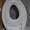 Little2Big Toilet Seat with Built-In Toddler Potty Training Seat, Slow Close, Easy to Install, Made in USA, ELONGATED, White
