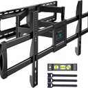 PERLESMITH Full Motion TV Wall Mount for 42-97 TVs up to 165lbs, TV Mount Bracket with Dual Articulating Arms Swivel Tilt Extension, Max VESA 800x400mm, Fits 1618 to 24" Studs, PSXFK1