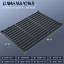 Grill Parts for Weber Spirit e310, 17.5" Grill Grates for Weber Spirit 300 and Spirit II 300, Spirit E/S310 E/S315 320 330 SP320, Spirit 700, Genesis 1000-3500, Gold & Silver B/C Gas Grill, 7638 7639