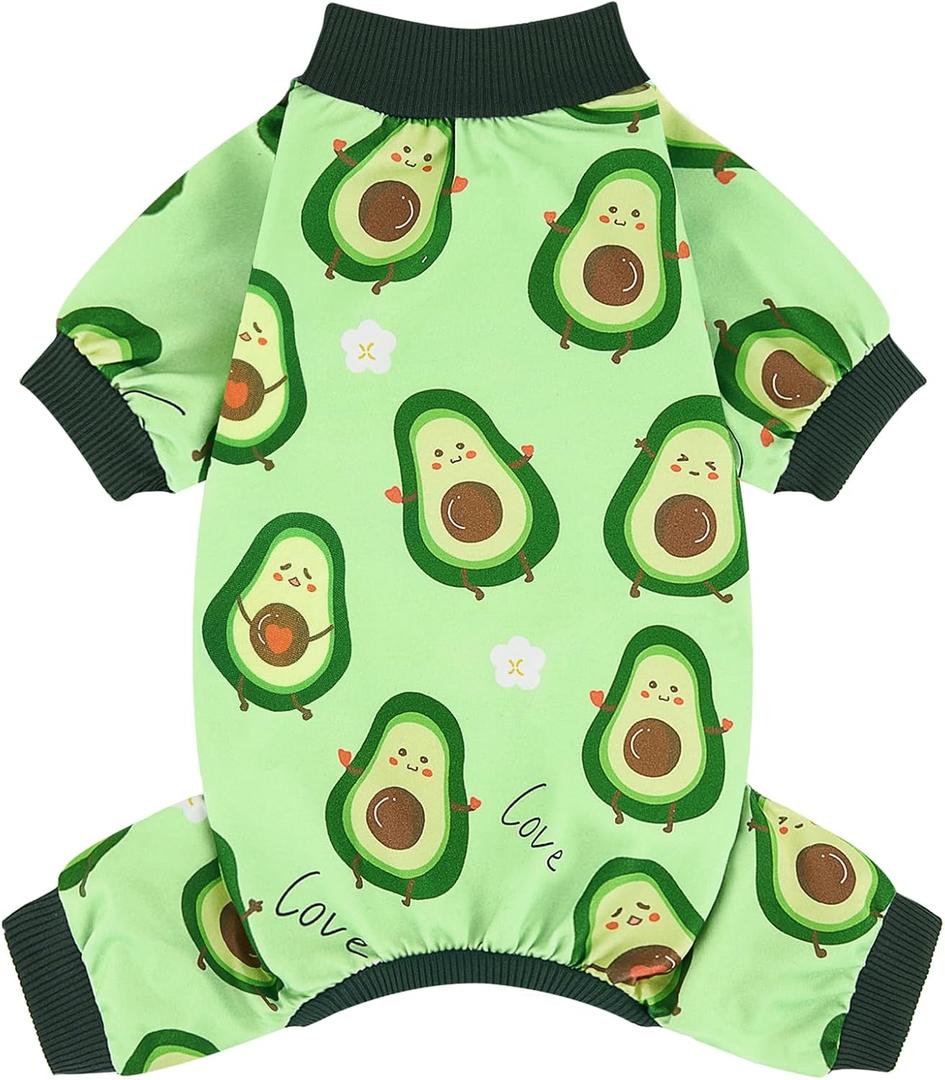 XPUDAC Dog Pajamas for Small Medium Dogs Girl Boy Cute Comfy Puppy Pjs Doggie Clothes Cat Pet Jammies Outfit, 213-XL (X-Large(Chest-20.8"))