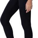POSHDIVAH Women's Maternity Leggings Over The Belly Pregnancy Yoga Pants Active Wear Workout Leggings (Black) Medium