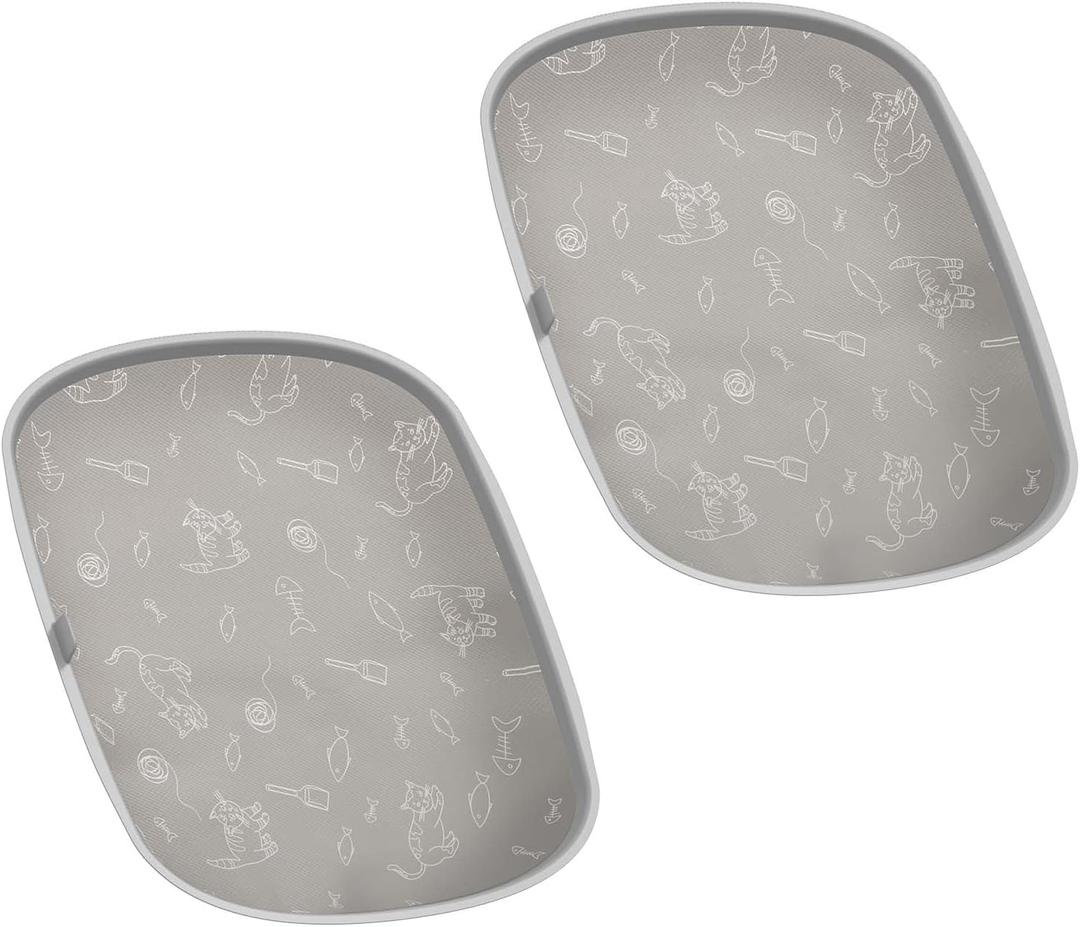 Designed Waterproof Pads for The Bottom of Mintakawa Automatic Litter Box Rollers; Waterproof, Tear-Resistant, Easy to Clean and Replace (Two Pack)