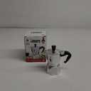 Bialetti - Moka Express: Iconic Stovetop Espresso Maker, Makes Real Italian Coffee, Moka Pot 1 Cup (2 Oz - 60 Ml), Aluminium, Silver