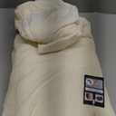 Tanming Black Puffer Vest Women Zip Up Lightweight Sleeveless Winter Outerwear Vests with Hood (Large, Beige)