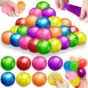28 Pack Glitter Stress Balls Squishy Fidget Toys, Birthday Party Favors for Kids Boys Girls Teens School Classroom Exchange Prizes Gifts, Anxiety Stress Relief Squeeze Balls Bulk, Goodie Bag Stuffers