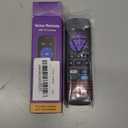 Voice Universal Remote Control, for Roku Stick Remote Replacement, for Roku Streaming Players, Steaming Sticks, Audio and TVs, with 4 App Shorcut Keys