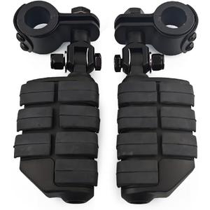 Motorcycle 1"(25mm), 1 1/4" (32mm), 1 1/3" (34mm) Highway Foot Pegs Highway Pegs Foot Rest Engine Guard Compatible with Harley Road King Street Glide Honda Suzuki Yamaha Matte Black