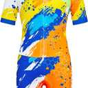 Gogokids Boys Cycling Jersey Youth Bike Suit with 3D Cushion, Kids Teen Short Sleeve Bicycle Clothes