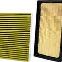 2PCS Cabin Engine Air Filter Kit Fits for 2018-25 Camry Hybrid,Avalon Hybrid,RAV4 Hybrid,Corolla,Highlander Hybrid,Sienna,Venza,COROLLA CROSS,ES300h,RX350h,NX450h+,CA12289,CF12157