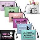 8 Pcs Workout Cosmetic Bags Workout Gifts Funny Sports Lover Gym Gifts Gym Fitness Makeup Bags for Women Body Builder Zipper Pouch for Fitness Bodybuilding Lovers (Colorful)
