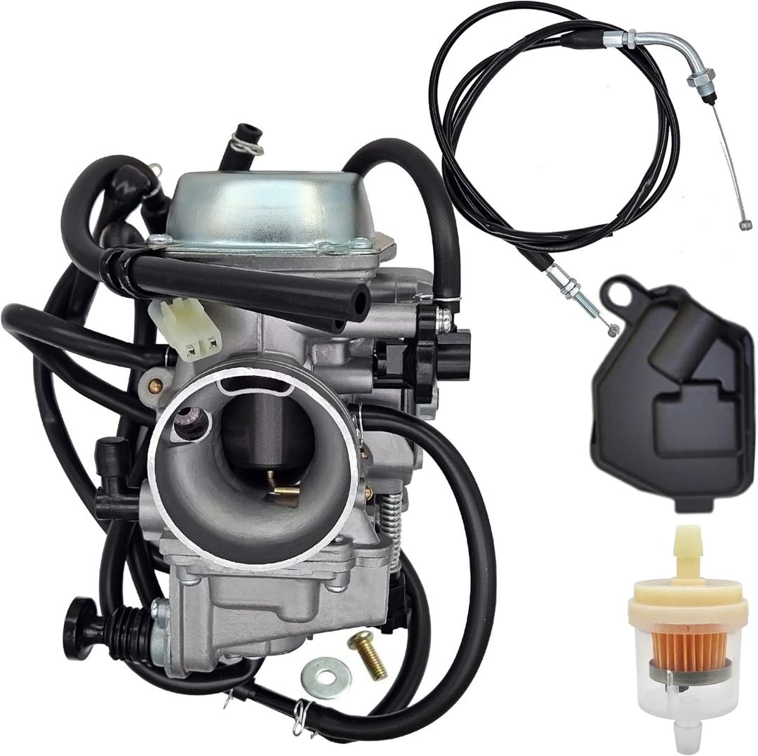 Carburetor Compatible with Honda Foreman 400 450 TRX450ES TRX450FE TRX450FM TRX450S TRX400FW Carb W/Throttle Cable
