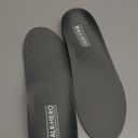 Plantar Fasciitis Feet Insoles Arch Supports Orthotics Inserts Relieve Flat Feet, High Arch (Mens 10-10 1/2 | Womens 12-12 1/2) (Gray)