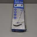 Tile Tub Scrubber Brush with 52-inch Adjustable Long Handle 3-in-1 Rotatable Shower Brush for Cleaning3 Different Replacement Brush Heads for Cleaning Tub Tile Bathroom Kitchen Walls Blue