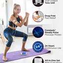 TENKER TENS Unit Muscle Stimulator, 24 Modes EMS Machine for Pain Relief Therapy/Pain Management, Rechargeable Electronic Pulse Massager with 2"x2" and 2"x4" Electrode Pads (Silver)