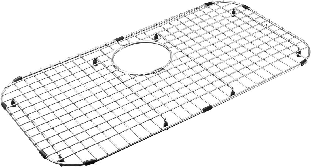 Serene Valley Sink Bottom Grid 26" x 14", Rear Drain with Corner Radius 3-1/2", ND2614R
