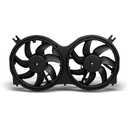 Dual Radiator Fan with Control Module Replacement for Pathfinder 2013-2017 Replacement for QX60 2014-2019 Replacement for JX35 2013 Replacement for 621-586 621586 214813JA2E NI3115149