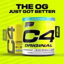C4 Original Pre Workout Powder Sugar Free for Men & Women 200mg Caffeine + CarnoSyn Beta-Alanine + Creatine + AI Peptides - Rainbow Blast, 30 Servings (EXP 06/30/26)