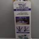 Scrub and Steam Mop with LED Headlights, All-in-One Hard Floor Cleaner Rotating Mop, 6 Cleaning Pads, Swivel Steering, Cable Holder & XL Water Tank