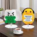 Inspirational Birthday Gifts for Women - Handmade Positive Emotional Uplifting Support Small Funny Cute Crochet Duck Paper Towel Pickle for Her Him Men Friends Coworkers Colleges Graduation