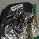 Linfairy Short Slicked Back Black Wig with Glasses Halloween Cosplay Costume Wigs for Men