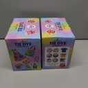 2 x 24 Colors Tie Dye Kit, Tie Dye Set for Kids, Pre-Filled Bottles, Non Toxic Permanent Fabric Dye Art Set, Easy DIY Fabric Art - Create Fun (24 Colors)